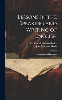 Couverture_Lessons in the Speaking and Writing of English