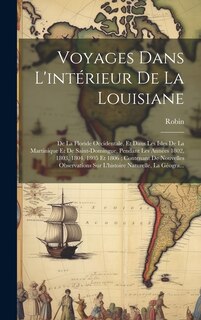 Front cover_Voyages Dans L'intérieur De La Louisiane