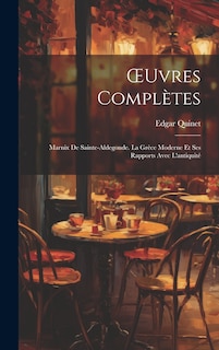Front cover_OEuvres Complètes