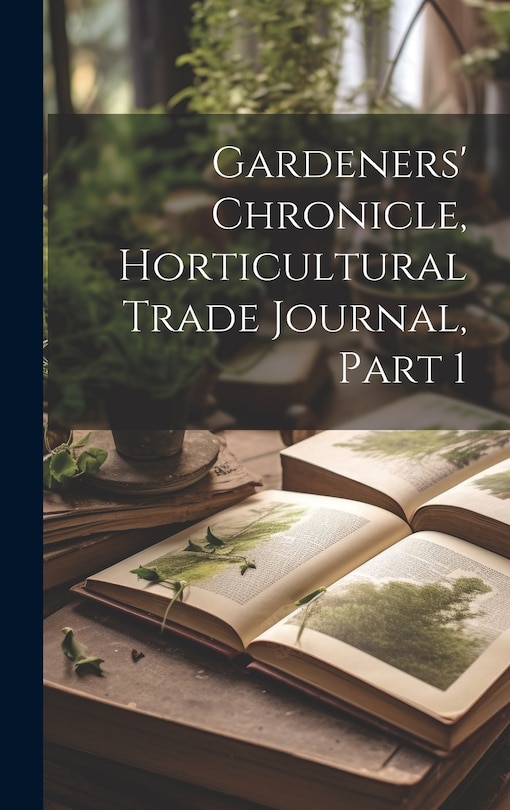 Couverture_Gardeners' Chronicle, Horticultural Trade Journal, Part 1