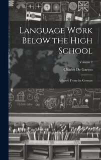 Front cover_Language Work Below the High School