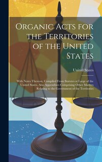 Front cover_Organic Acts for the Territories of the United States