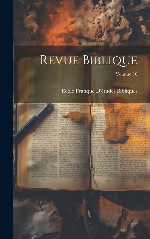 Front cover_Revue Biblique; Volume 10