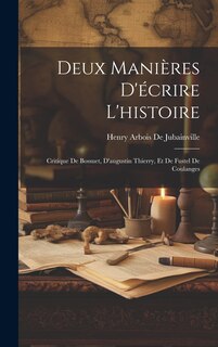 Couverture_Deux Manières D'écrire L'histoire