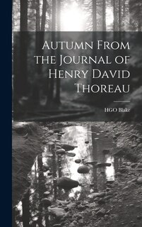 Front cover_Autumn From the Journal of Henry David Thoreau