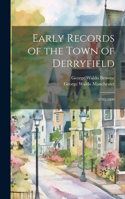 Couverture_Early Records of the Town of Derryfield