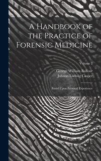 Couverture_A Handbook of the Practice of Forensic Medicine