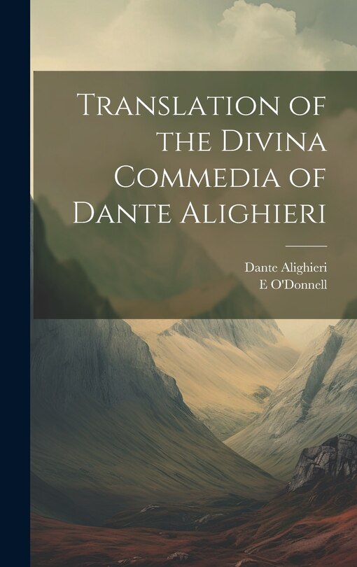 Front cover_Translation of the Divina Commedia of Dante Alighieri