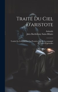 Couverture_Traité Du Ciel D'aristote