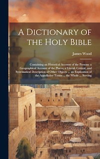 Front cover_A Dictionary of the Holy Bible