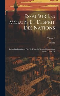 Front cover_Essai Sur Les Moeurs Et L'esprit Des Nations