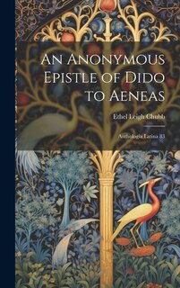 Couverture_An Anonymous Epistle of Dido to Aeneas