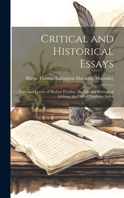 Front cover_Critical and Historical Essays