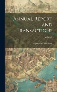 Front cover_Annual Report and Transactions; Volume 6