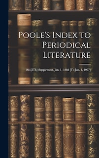 Front cover_Poole's Index to Periodical Literature