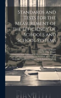 Couverture_Standards and Tests for the Measurement of the Efficiency of Schools and School Systems