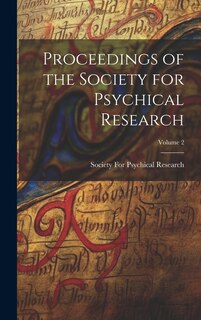 Front cover_Proceedings of the Society for Psychical Research; Volume 2