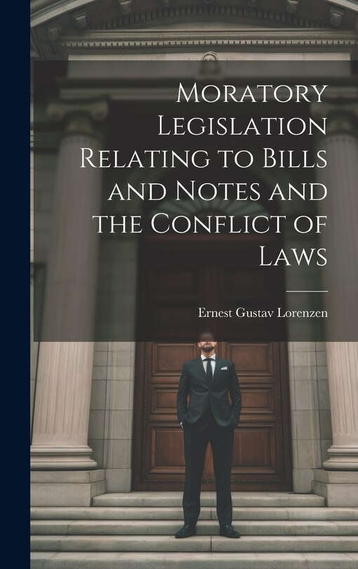 Couverture_Moratory Legislation Relating to Bills and Notes and the Conflict of Laws