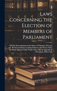 Front cover_Laws Concerning the Election of Members of Parliament