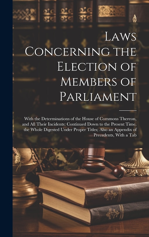 Front cover_Laws Concerning the Election of Members of Parliament