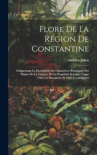 Front cover_Flore De La Région De Constantine