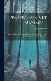 Front cover_Pensées, Essais Et Maximes ...