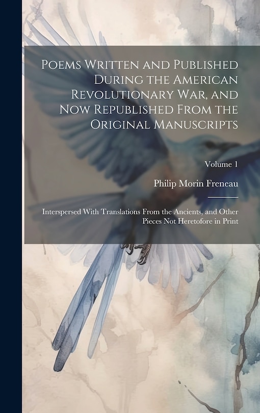 Couverture_Poems Written and Published During the American Revolutionary War, and Now Republished From the Original Manuscripts