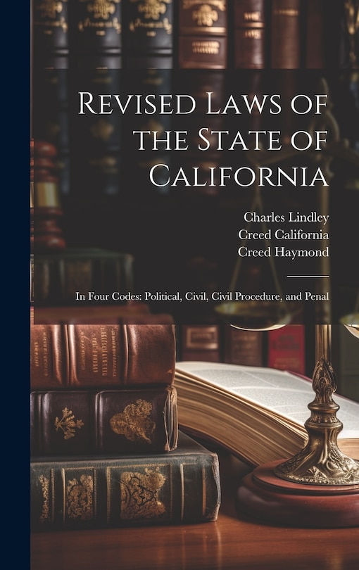 Couverture_Revised Laws of the State of California