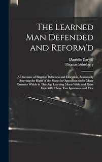 Front cover_The Learned Man Defended and Reform'd