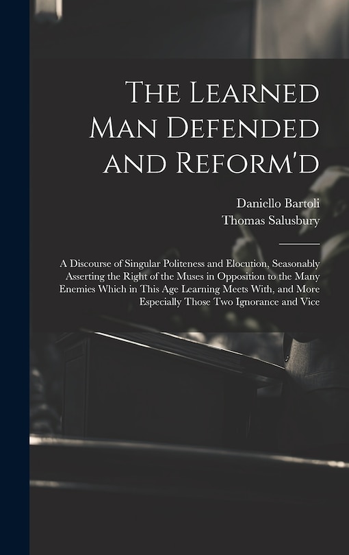 Front cover_The Learned Man Defended and Reform'd