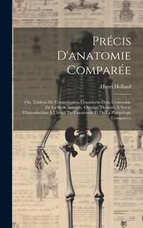 Front cover_Précis D'anatomie Comparée