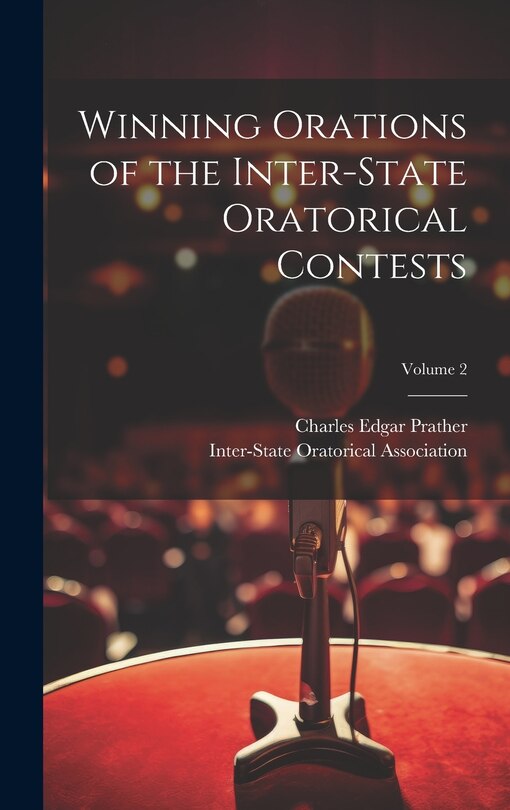 Couverture_Winning Orations of the Inter-State Oratorical Contests; Volume 2