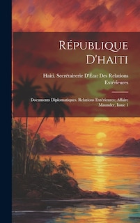 Couverture_République D'haiti