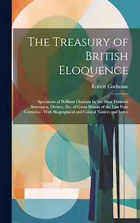 Front cover_The Treasury of British Eloquence