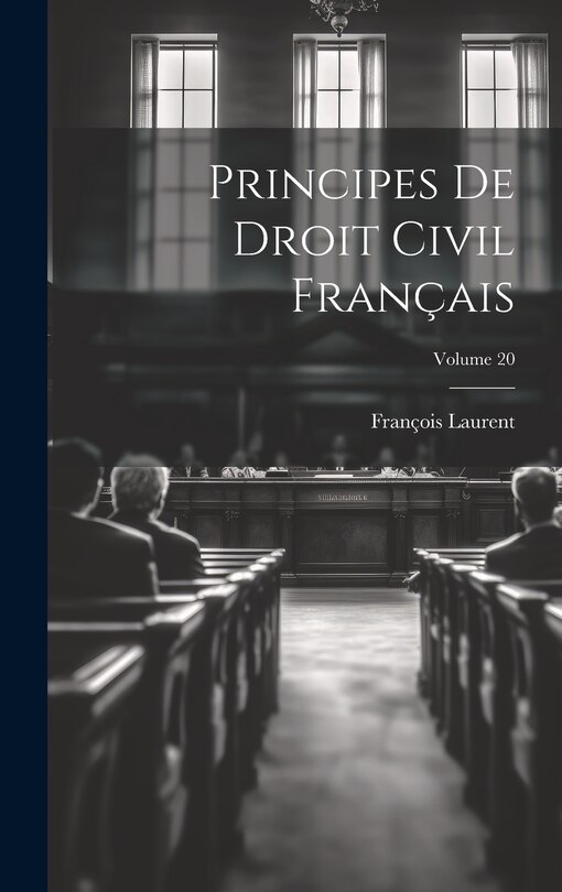 Couverture_Principes De Droit Civil Fran&ccedil;ais; Volume 20