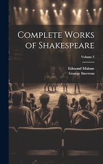 Couverture_Complete Works of Shakespeare; Volume 3