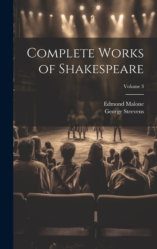 Couverture_Complete Works of Shakespeare; Volume 3