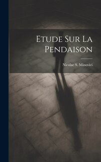 Front cover_Etude Sur La Pendaison