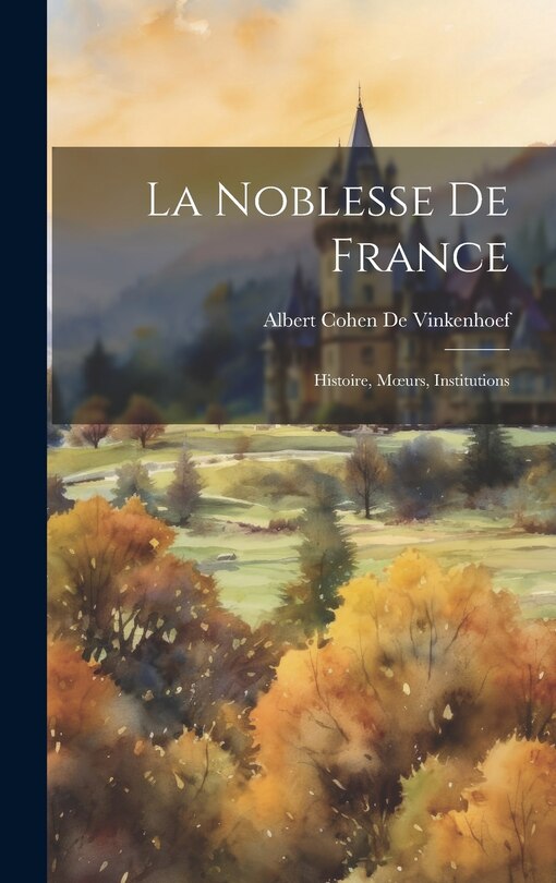 Couverture_La Noblesse De France