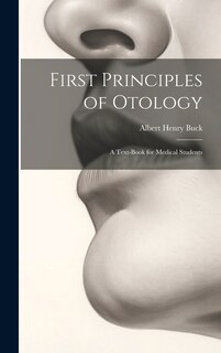 Front cover_First Principles of Otology