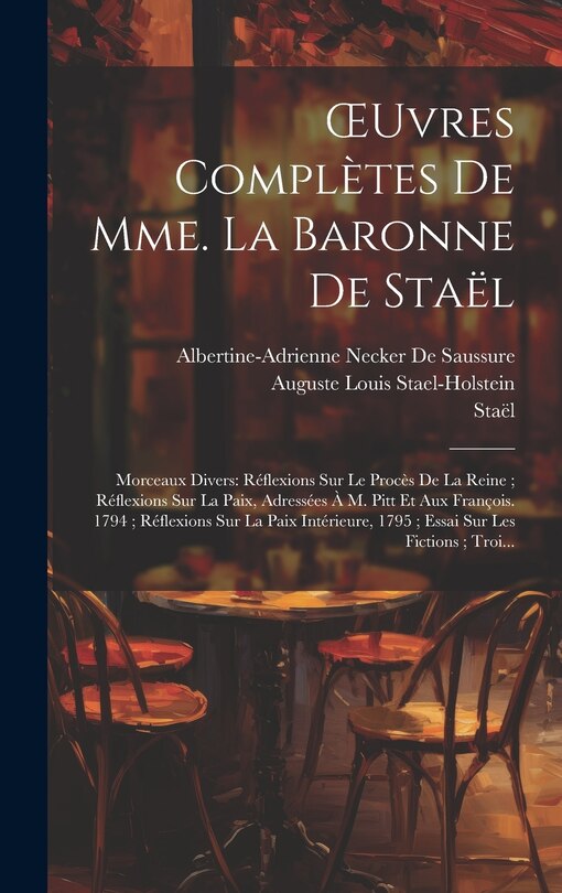 Couverture_OEuvres Complètes De Mme. La Baronne De Staël