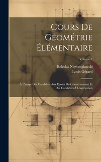 Couverture_Cours De Géométrie Élémentaire