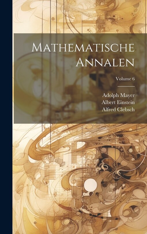 Front cover_Mathematische Annalen; Volume 6