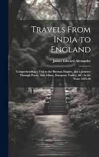 Couverture_Travels From India to England