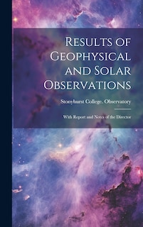Front cover_Results of Geophysical and Solar Observations