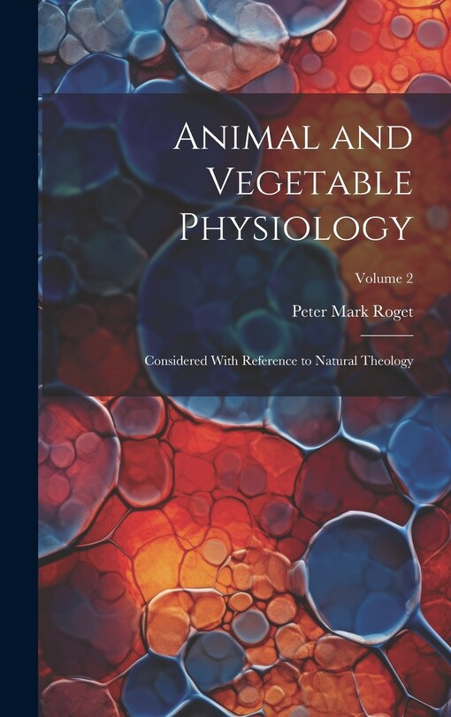Front cover_Animal and Vegetable Physiology