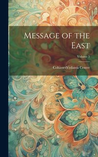 Couverture_Message of the East; Volume 5
