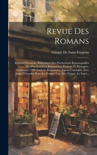 Front cover_Revue Des Romans