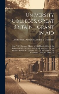 Couverture_University Colleges, Great Britain - Grant in Aid