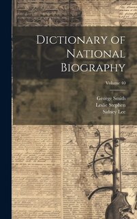 Front cover_Dictionary of National Biography; Volume 40